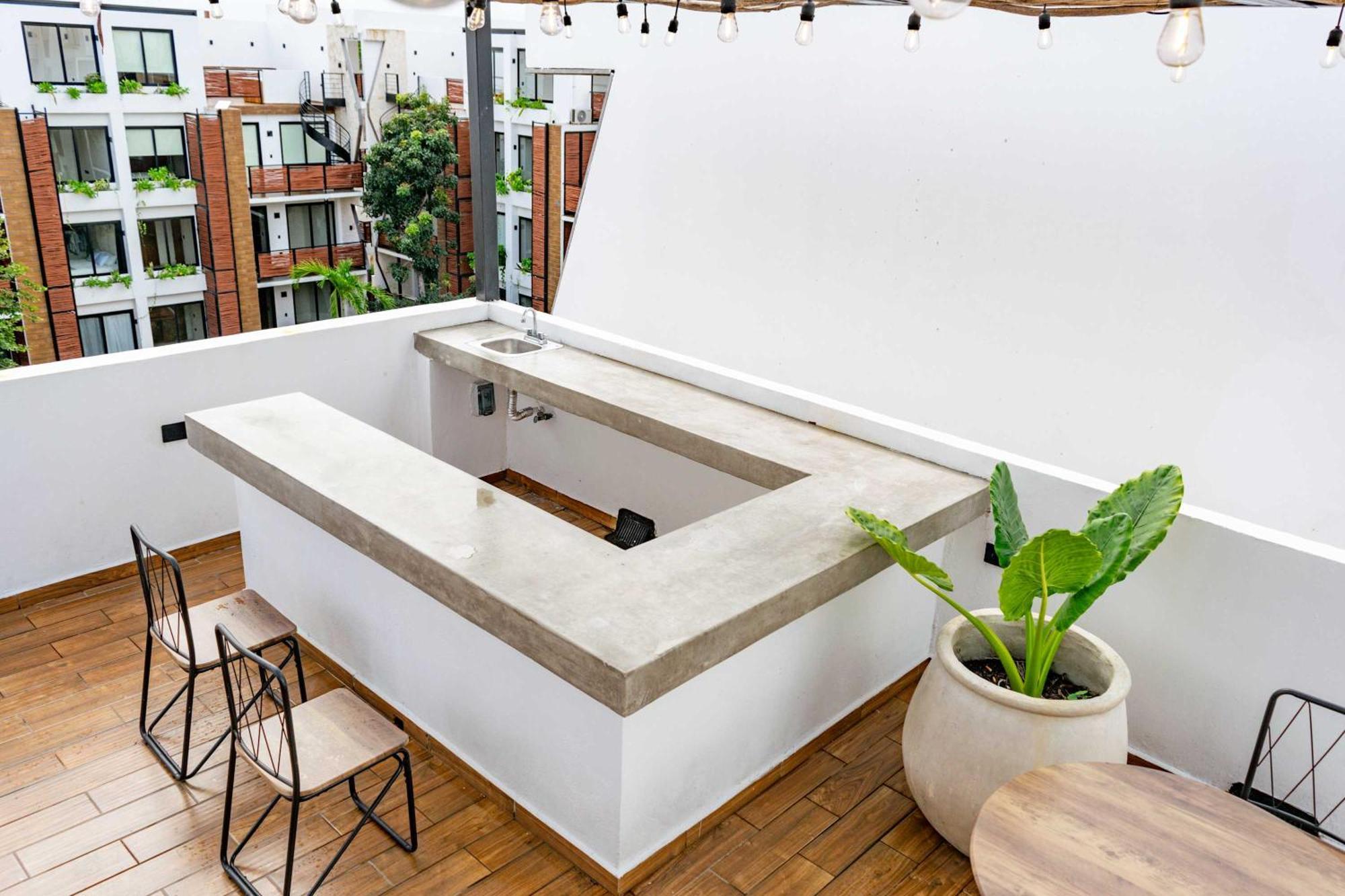 Pool & Rooftop In Tulum 2 Bedrooms Apartment Exterior foto
