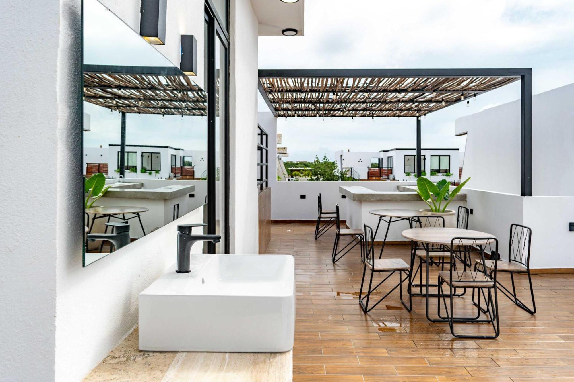 Pool & Rooftop In Tulum 2 Bedrooms Apartment Exterior foto
